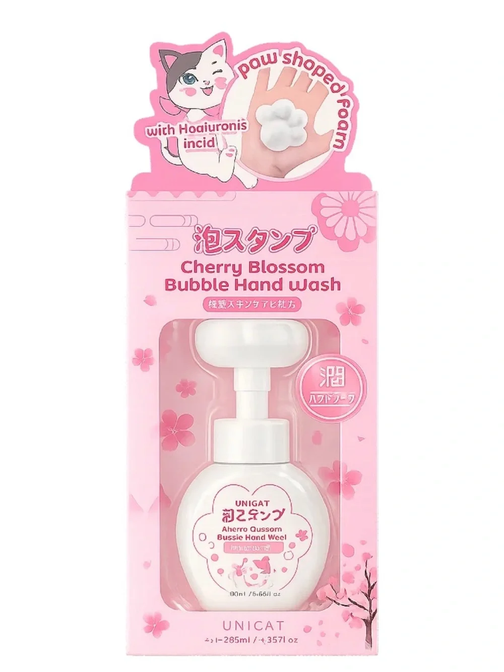 NWT ⚜️💖⚜️ UNICAT Cherry Blossom Bubble Hand Wash